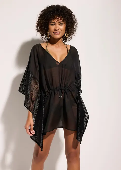 Tunique de plage aspect froiss&eacute;, bonprix