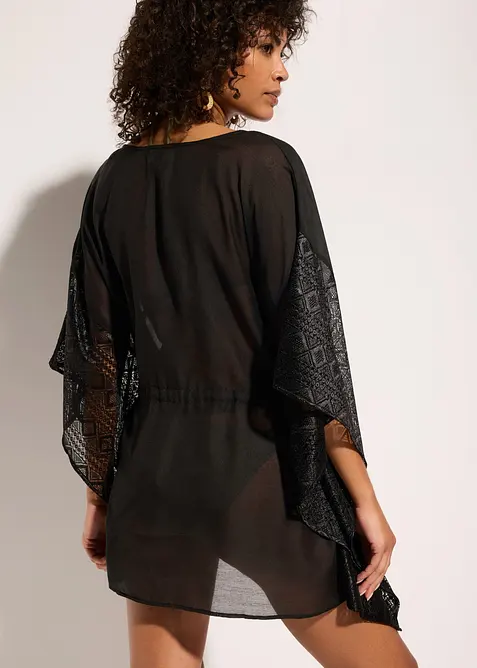 Tunique de plage aspect froiss&eacute;, bonprix