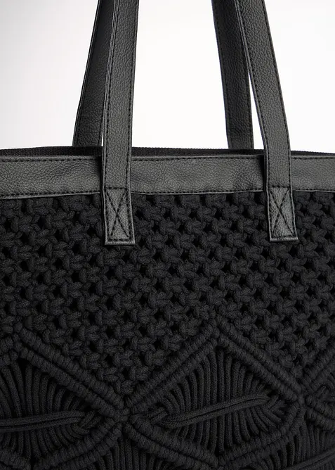 Cabas en macram&eacute;, bonprix