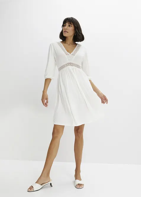 Robe-tunique douce en jersey viscose, bonprix