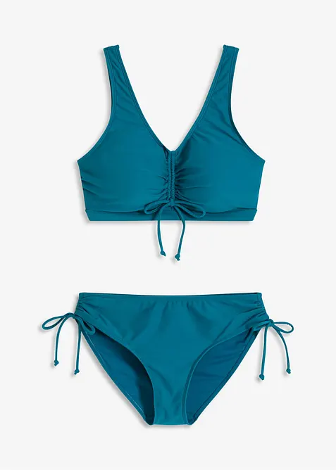 Bustier-Bikini (2-tlg.Set) mit Bindeb&auml;ndern, bonprix
