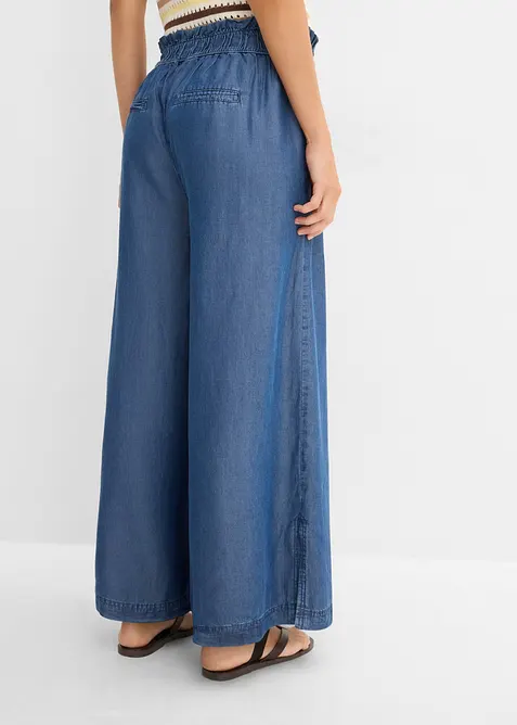 Palazzo-Hose mit Seitenschlitz, 7/8 L&auml;nge, bonprix