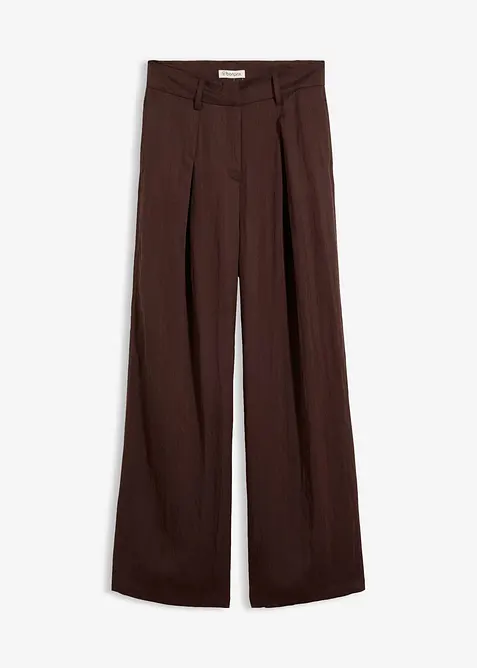 Sommerliche Bundfaltenhose aus Viskose-Mix, bonprix