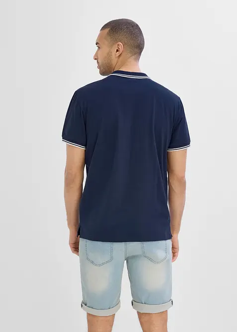 Poloshirt, Kurzarm aus reiner Bio-Baumwolle, bonprix