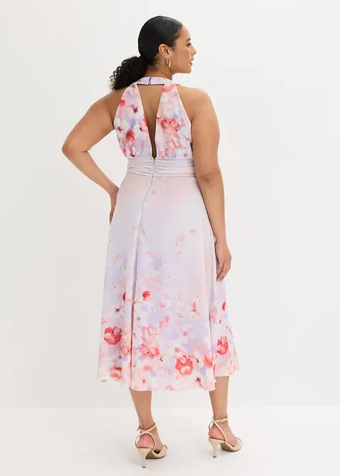 Midikleid mit Drapierung, bonprix