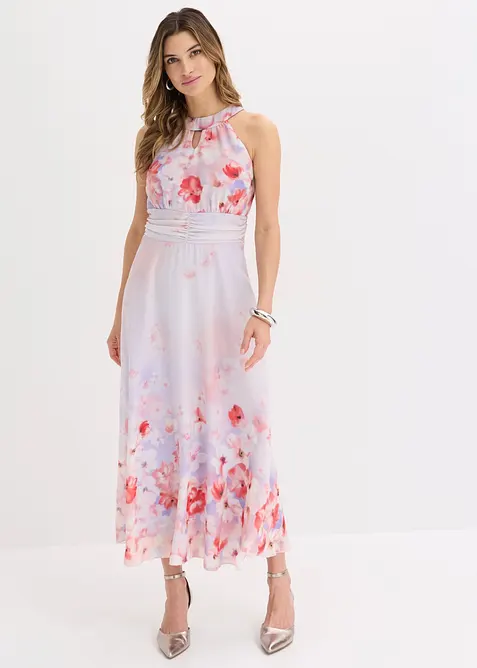 Midikleid mit Drapierung, bonprix