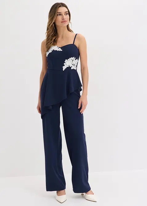 Overall mit Tr&auml;gern und Spitzen-Applikation, bonprix
