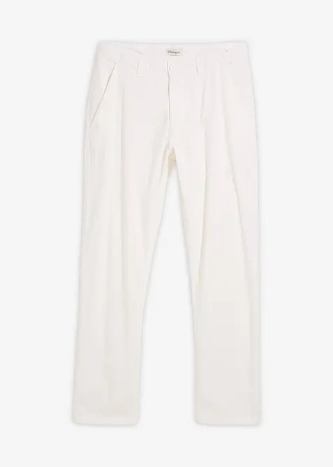 Chinohose aus Leinen-Mix in Regular Fit, bonprix