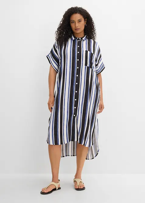 Robe chemise en viscose fluide, bonprix