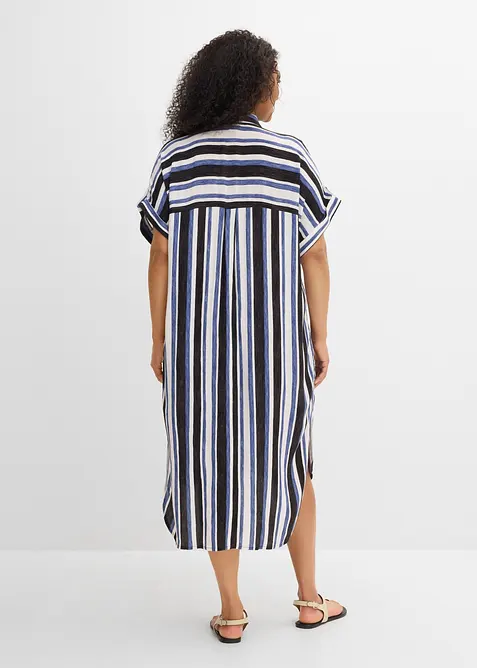 Robe chemise en viscose fluide, bonprix