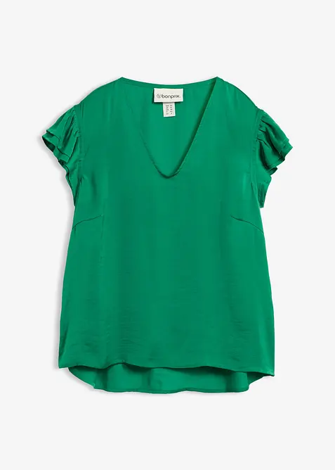 Bluse mit Volants, bonprix