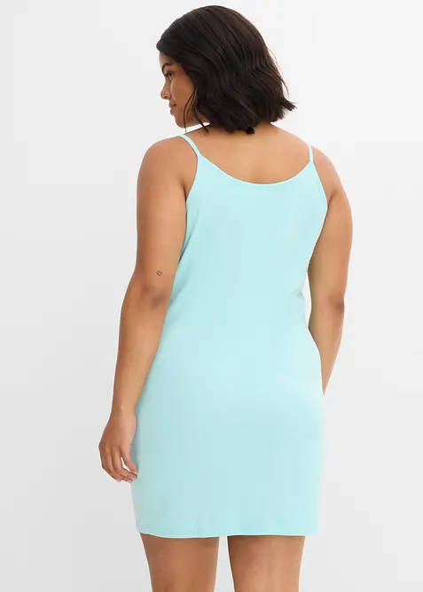 Tr&auml;gerkleid aus reiner Baumwolle (2er Pack), bonprix