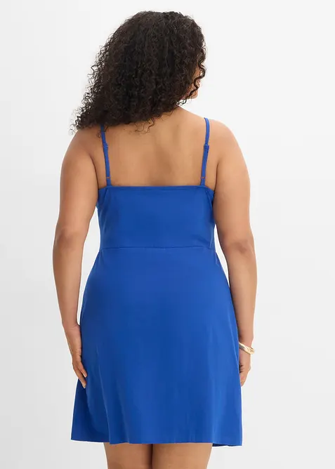 Robe estivale en jersey &agrave; bretelles r&eacute;glables, bonprix