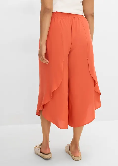 Jupe-culotte longueur mollet en viscose douce, bonprix