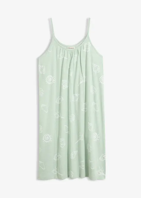 Robe d&eacute;bardeur en jersey coton, bonprix