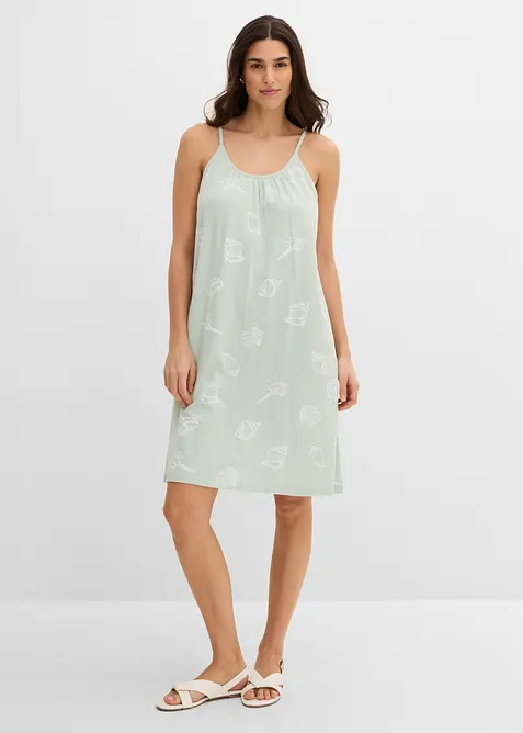 Robe d&eacute;bardeur en jersey coton, bonprix