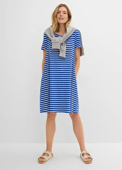 Robe fluide en coton flamm&eacute;, bonprix