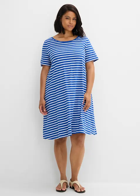 Robe fluide en coton flamm&eacute;, bonprix