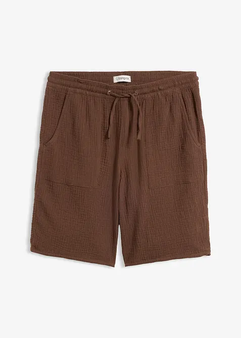 Schlupf-Bermuda aus Musselin, bonprix