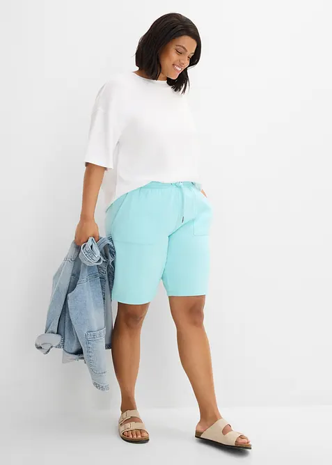 Short sweat avec poches, bonprix