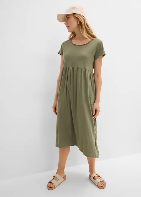 Robe midi 100% coton, bonprix
