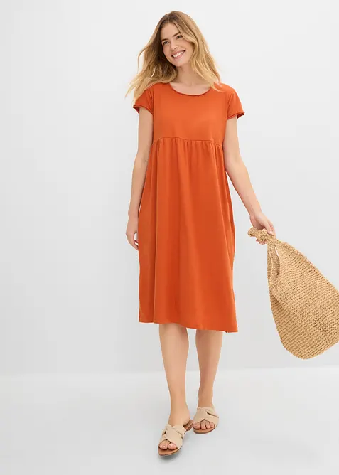 Robe midi 100% coton, bonprix