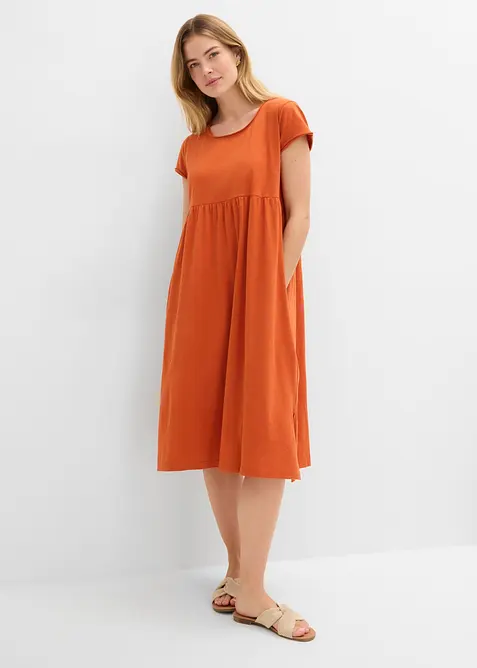 Robe midi 100% coton, bonprix