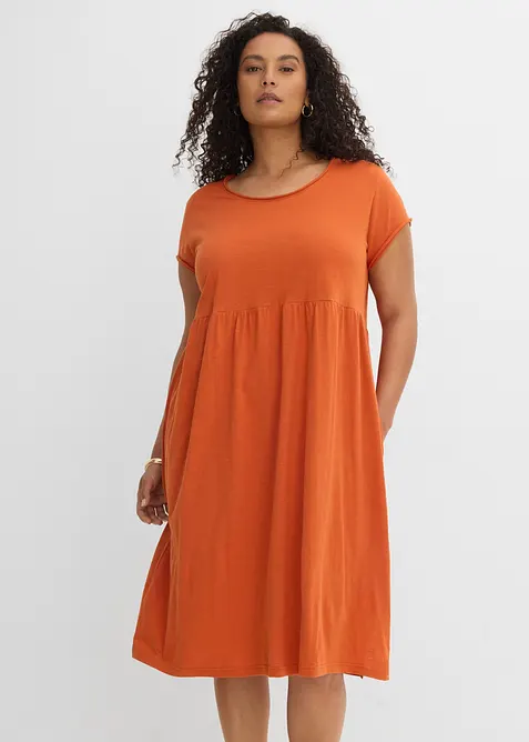 Robe midi 100% coton, bonprix