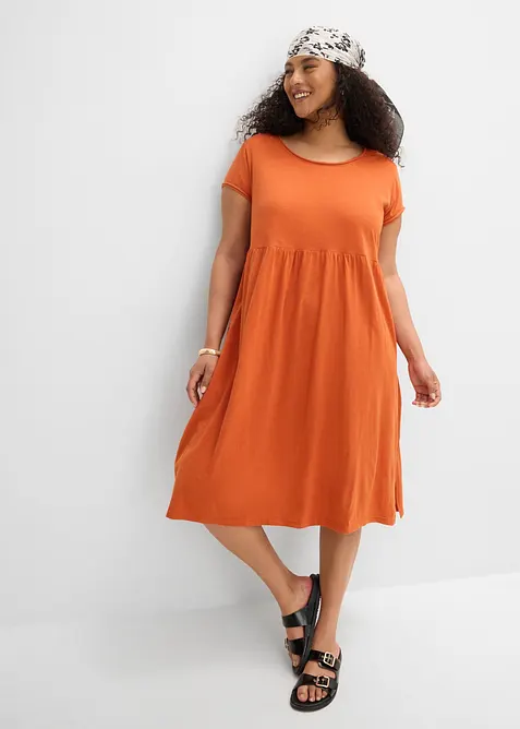 Robe midi 100% coton, bonprix