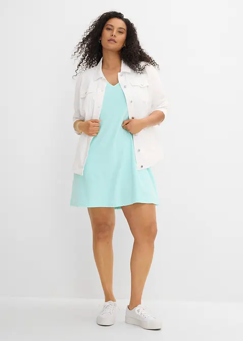 Frottee-Kleid in A-Linie, bonprix