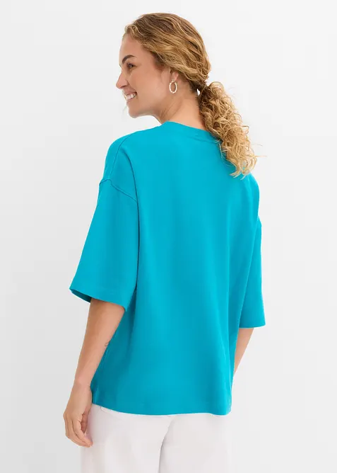 Oversize-Shirt aus reiner schwerer Bio-Baumwolle, bonprix
