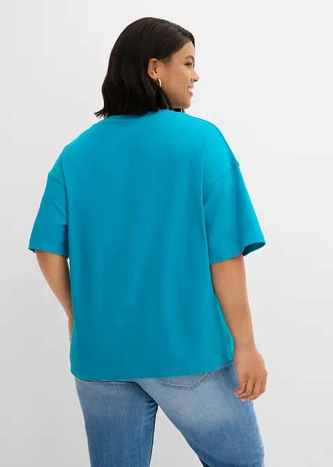 T-shirt &eacute;pais oversize 100% coton, bonprix