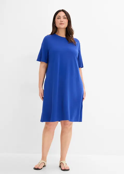 Robe en jersey, coupe trap&egrave;ze, bonprix