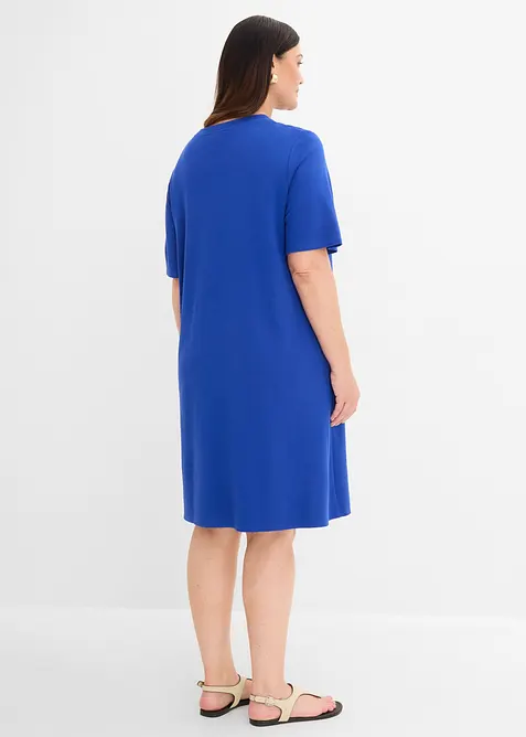 Robe en jersey, coupe trap&egrave;ze, bonprix