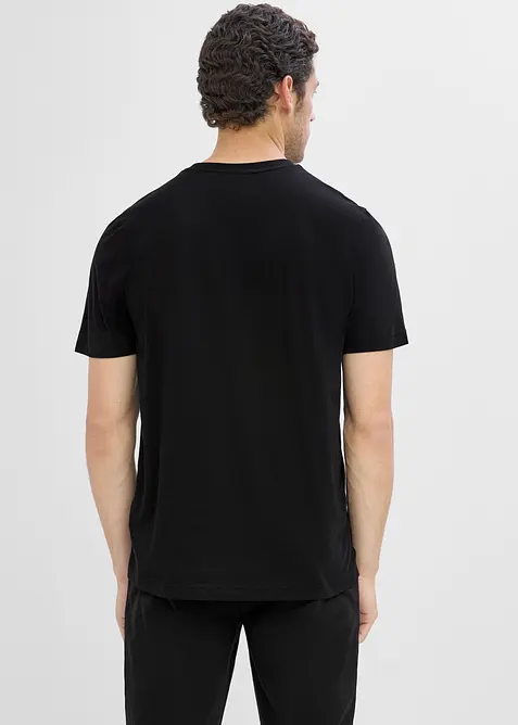 Lot de 2 T-shirts 100% coton, bonprix