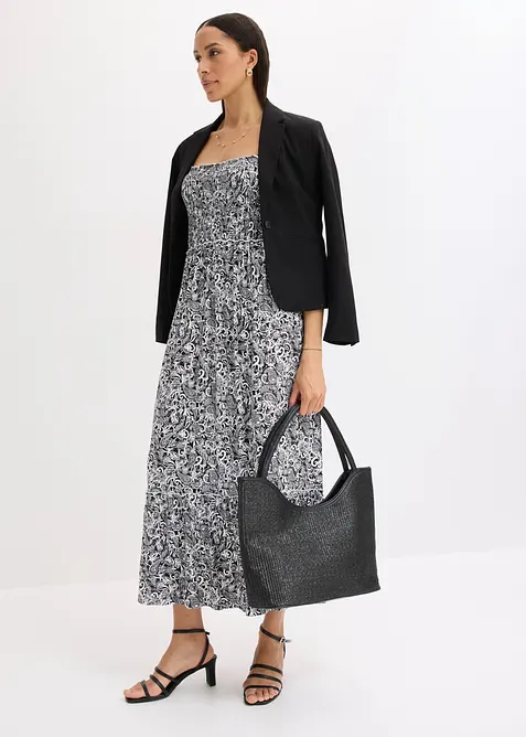Robe &agrave; bretelles en viscose extensible, bonprix