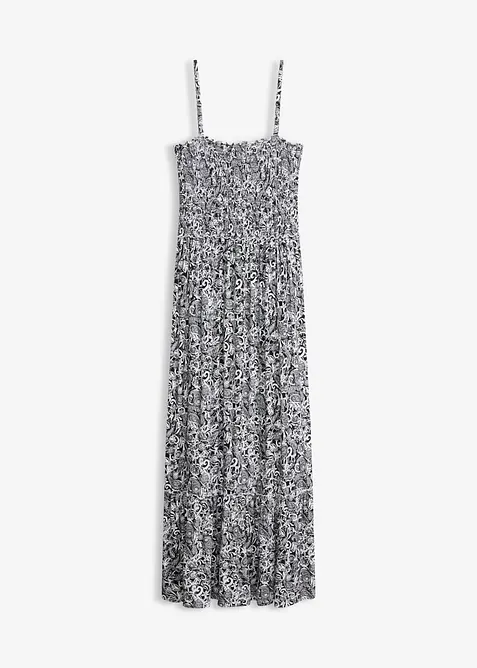 Robe &agrave; bretelles en viscose extensible, bonprix