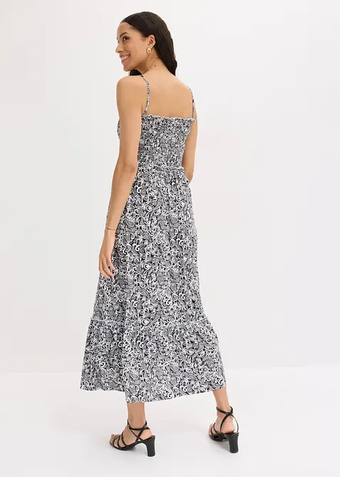 Robe &agrave; bretelles en viscose extensible, bonprix