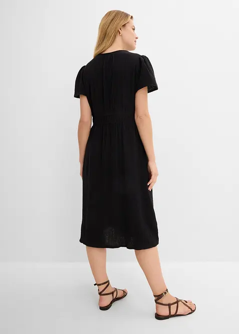 Robe tunique en gaze de coton, bonprix