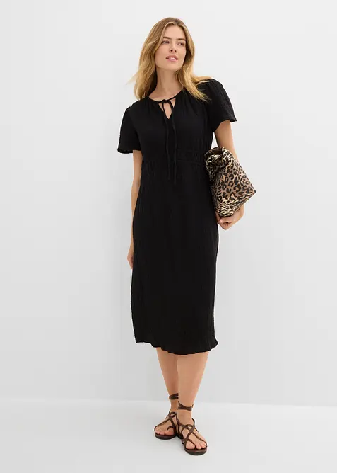 Robe tunique en gaze de coton, bonprix