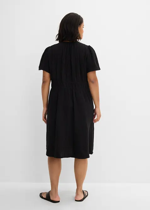 Robe tunique en gaze de coton, bonprix