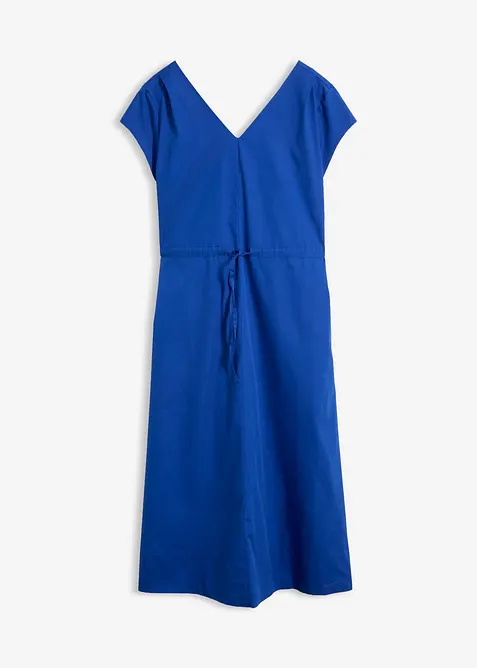 Robe en popeline de coton avec cordon, bonprix
