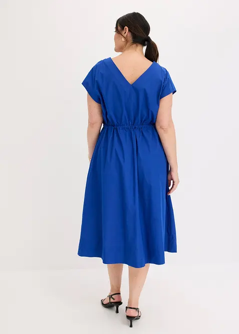 Robe en popeline de coton avec cordon, bonprix