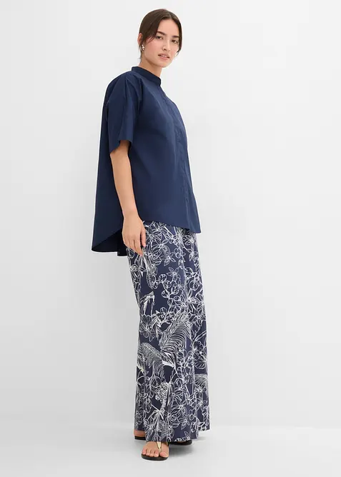 Marlenehose aus reiner Baumwolle, bonprix