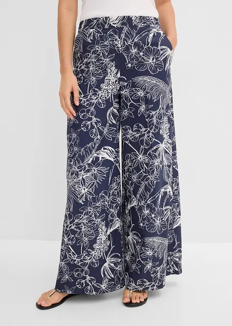 Marlenehose aus reiner Baumwolle, bonprix