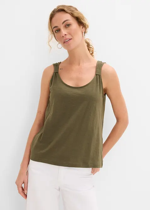 Tanktop aus reiner Bio-Baumwolle, bonprix