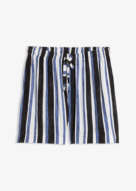 Short &agrave; taille &eacute;lastiqu&eacute;e en viscose, bonprix