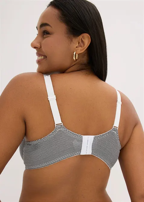 Lot de 2 soutiens-gorge coton non rembourr&eacute;s avec armatures, bonprix