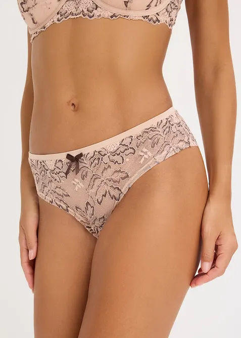 Brazilslip mit zarter Spitze, bonprix