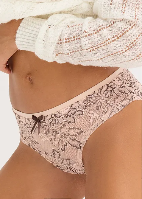 Brazilslip mit zarter Spitze, bonprix